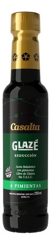 Aceto Balsamico Glaze Reduccion 4 Pimientas Casalta 250ml