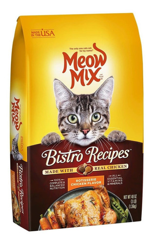 Meow Mix Bistro Recetas Alimentos Secos Para Gatos