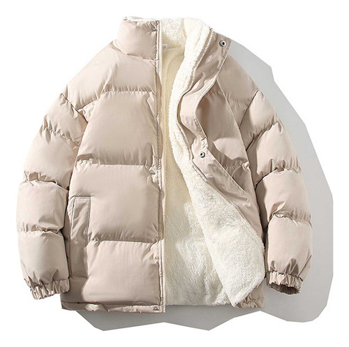 Chaqueta Chamarra J For Hombre, Forro Polar De Algodón Negr