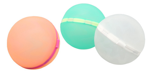 3 Bolas De Agua Magnéticas Reutilizables De Silicona Autosel