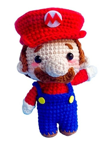 Amigurumi Super Mario Bros Mario 20 Cm