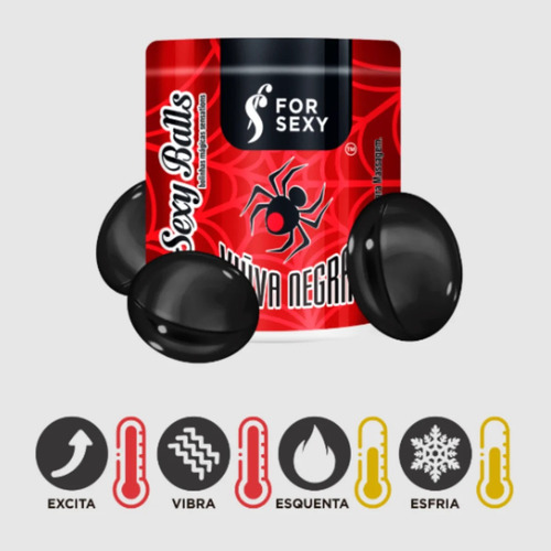 Kit Bolinha Explosiva Lubrificante Ball Gel Intimo 8 Unid