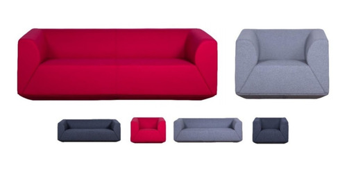 Imagen 1 de 1 de Sofá Elegante Moderno 1 Y 3 Puestos