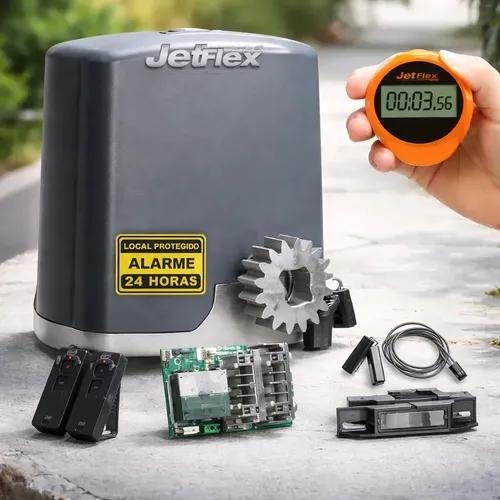 Ppa Kit 1 Motor Dz Rio Jet Flex Portão 800kg Cor Cinza | MercadoLivre
