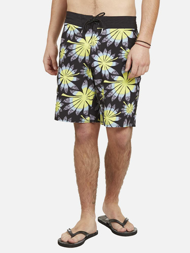 Traje De Baño Fiji Leaf Trunks Hombre Multicolor Volcom