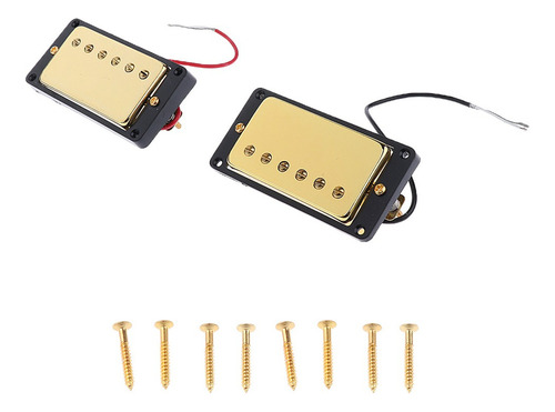 Pastillas De Guitarra Eléctrica N + B Con Tornillos De