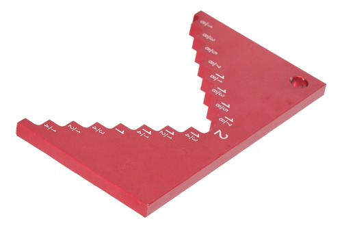 Mesa Anodizada Roja De Aleación De Aluminio Con Manómetro Es