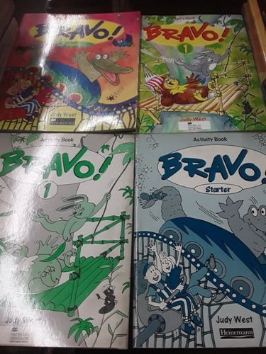 Libros De Inglés - Bravo Starter Y 1 Lote X 4 Títulos 