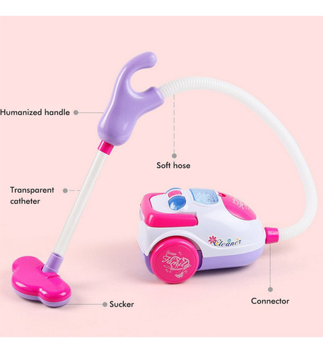 Set De Simulación De Limpieza Infantil Para Aspiradora Play
