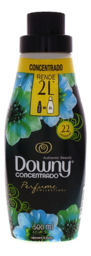 Amaciante Downy Perfume Collections Authentic Beauty em frasco 500 ml