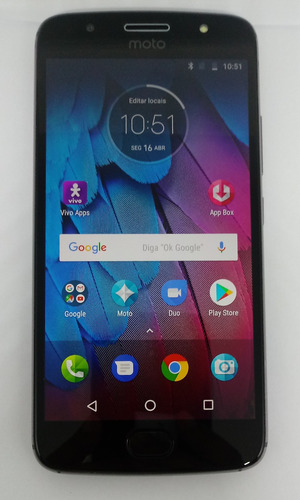 Motorola Moto G5s Xt1792 32gb Platinum Dual Original Vitrine
