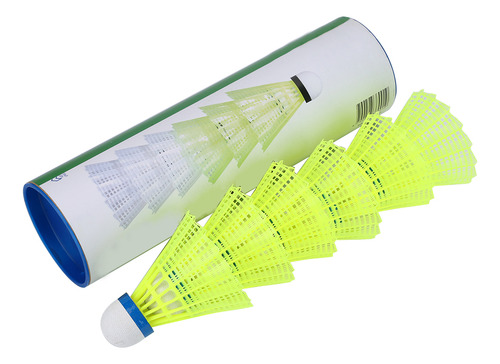 Peteca De Badminton, 6 Unidades/conjunto, Bola De Nylon Prof