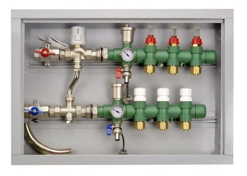 Kit 4 Circuitos 20mm Entrada Derecha C/bypass Tubotherm Dema