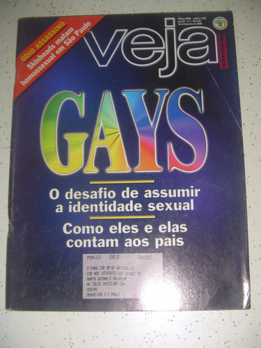 Revista Veja 1636 Gay Dicaprio João Ubaldo Tiazinha 2000