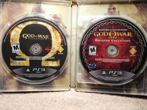 Juegos God Of War Ps3 En Caja Metalica 4 Discos 6 Juegos Mercado Libre