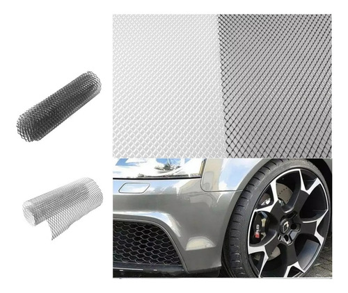 Imagen 1 de 6 de Malla Para Parachoque Rejilla Aluminio Auto Tuning Universal