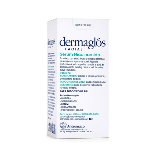 Dermaglos Serum Facial Niacinamida 30ml