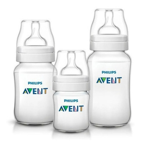 Mamadeiras Philips Avent Anti-colic Transp. 125/260/330 Ml Cor Transparente Transparente