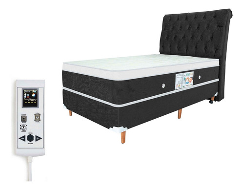 Eco new colchões Prince colchão magnético solteiro massageador con pillow visco cor cinza