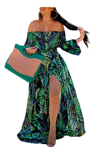 Vestido havaiano cheap