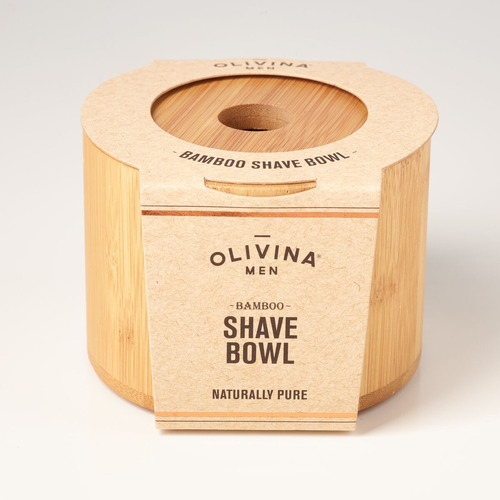 Olivina Hombres De Bambú Afeitarse Bowl