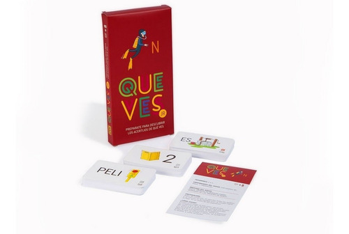 Imagen 3 de 12 de Que Ves Jr Junior Juego De Mesa Cartas Yetem