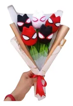 Comprar Ramo De Tulipanes Spiderman Tejido A Crochet Artesanal