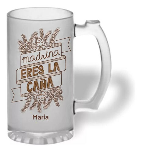 Jarra De Cerveza Para Personalizar Frase Imagen Logo Bola8