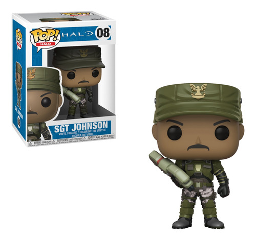 Juegos De Mayo De Funko Pop Halo Sergeant Johnson Styles