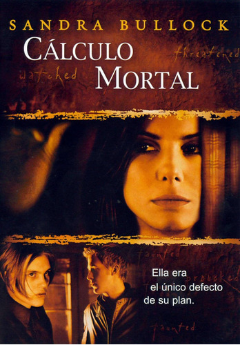 Cálculo Mortal Murder By Numbers Sandra Bullok Vhs Original