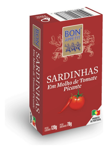 Sardinhas Em Molho De Tomate Picante Bon Appetit - Portugal