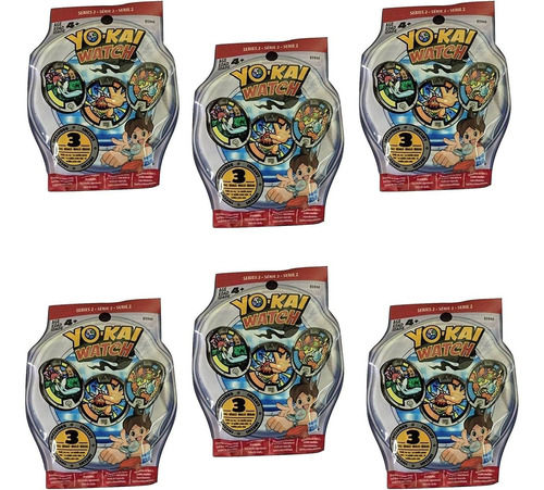 Medallas De La Serie 2 De Yo-kai - Seis Paquetes De Bolsas C