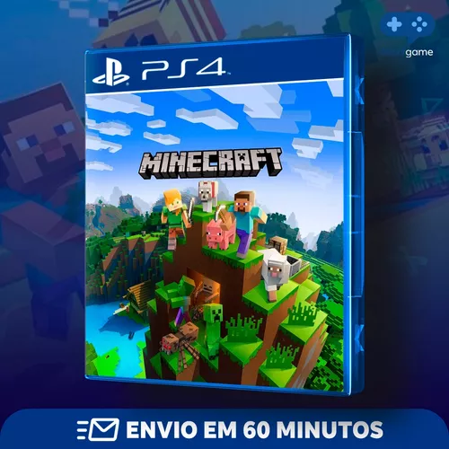 Minecraft PS4 Midia digital Promoção - Raimundogamer midia digital