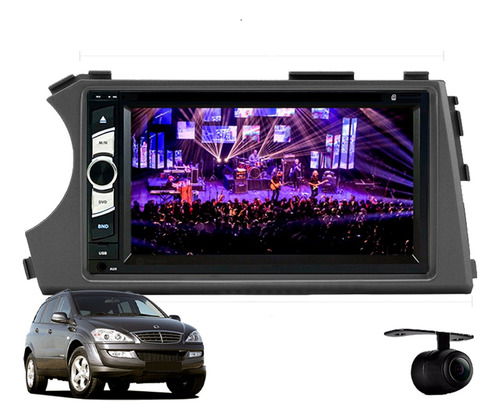 Central Multimídia Dvd Ssangyong Kyron 2008 2009 2010 2011