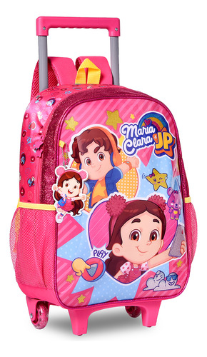 Mochila Com Rodinha Escolar Maria Clara E Jp Volta As Aulas