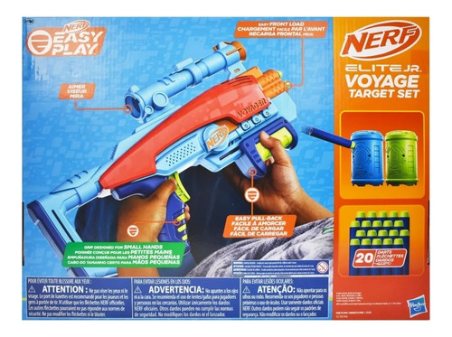 Nerf Elite Jr Voyage Target Set 20 Dardos Hasbro