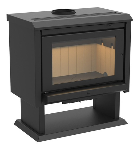 Calefactor Leña Bosca Gold 800 + Kit Chimenea 4m, Pot. 13 Kw