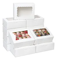 Comprar Moretoes 48 Cajas Blancas De Panaderia, Cajas De Galletas De