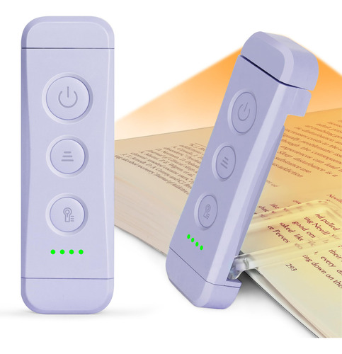 Luz De Libro Recargable Usb Glocusent Luz Led Portátil Con C