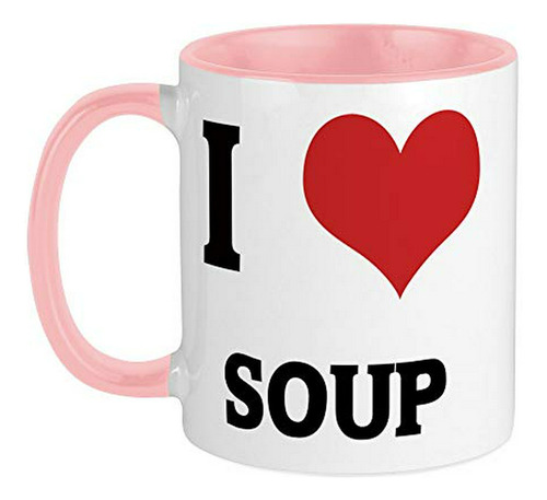 Tazas De Desayuno - Cafepress I Love Soup Mug Unique Coffee 