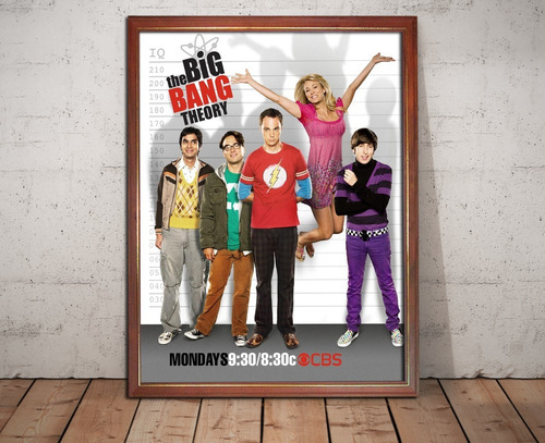 Cuadro Decorativo The Big Bang Theory Poster Para Colgar