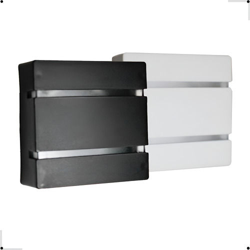 Kit 3 Arandela Luminária Slim 2 Frisos Int E Ext Led G9 Br