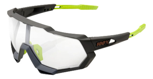 Óculos 100% Speedtrap Soft Tact Cool Grey Photochromic Pro