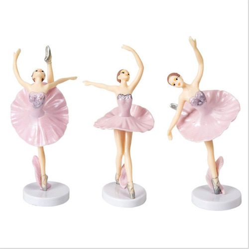 Decoración Para Tartas De Ballet Para Niñas, Magdalenas, Fie