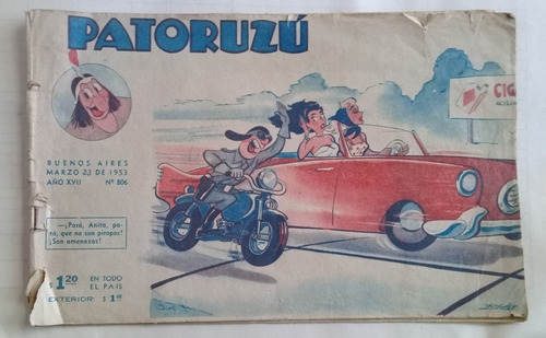 Antigua Revista Patoruzú Año Xvii N°806 (mzo. 1953 )