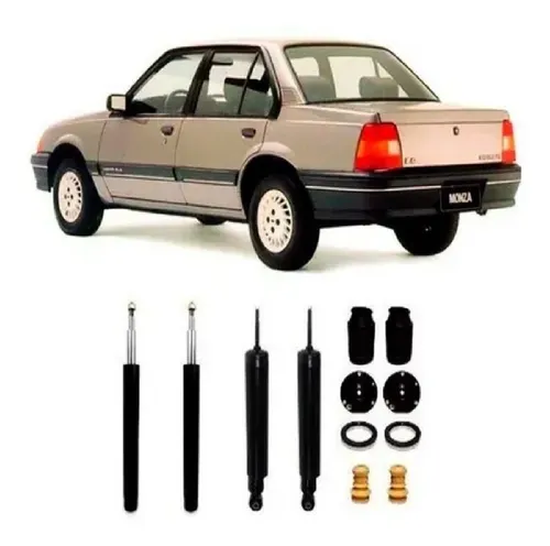 4 Amortecedor+ Kit Monza Tubarão 1992 1993 1994 1995 1996