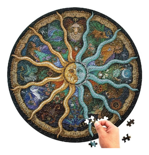 Puzzle Circular 1000 Piezas Horóscopo Zodiaco