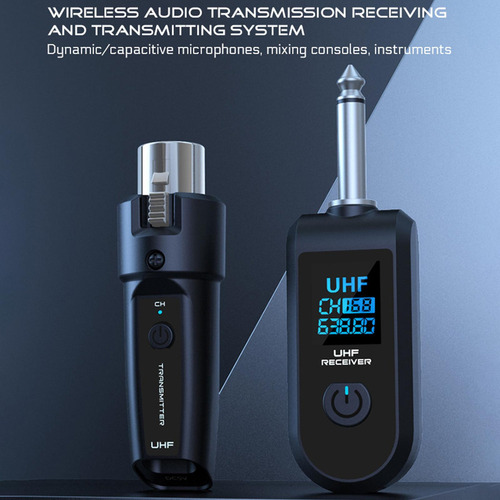 Cx De Micrófono Transmisor Y Receptor De Audio 1 Con 2