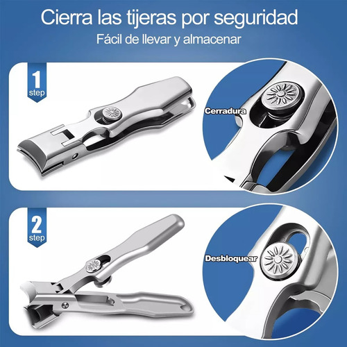 Cortauñas Alemán Para Hombre, Cortauñas Ultra Afilado 420