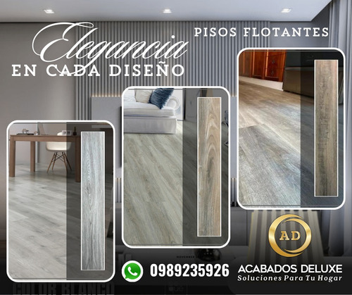 Acabados Deluxe (piso Flotante Piso Pvc, Bambu, Pvc Paredes)